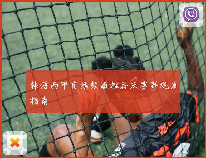 韩语西甲直播频道推荐及赛事观看指南